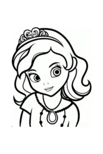 Desenho Da Princesa Sofia Disney Imprimível E Colorível Grátis
