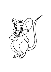 Imagem Da Rato Para Descarregar E Colorir