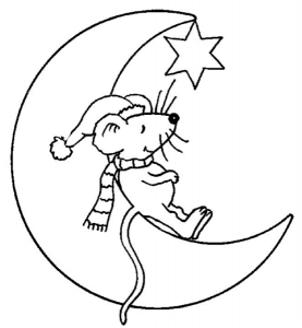 Desenho Gratuito Da Rato Para Descarregar E Colorir