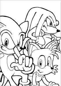 Sonic Tails E Knuckles