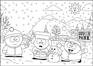 Aventura de inverno em south park city