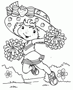 Desenho para colorir - baixar pdf grátis  Strawberry shortcake coloring  pages, Coloring books, Coloring pages