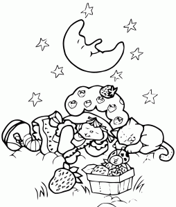 Desenho para colorir - baixar pdf grátis  Strawberry shortcake coloring  pages, Horse coloring pages, Cartoon coloring pages