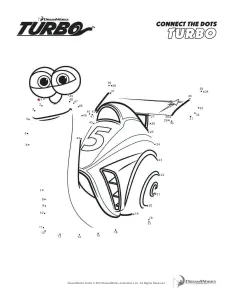 Páginas De Colorir Turbo Para Crianças