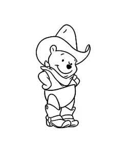 Desenho Gratuito De Winnie The Pooh Para Descarregar E Colorir
