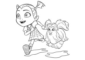 Vampirina e o seu cão