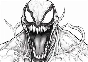 Horrível Veneno Para Colorir