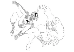 O confronto entre o Homem Aranha e o Venom