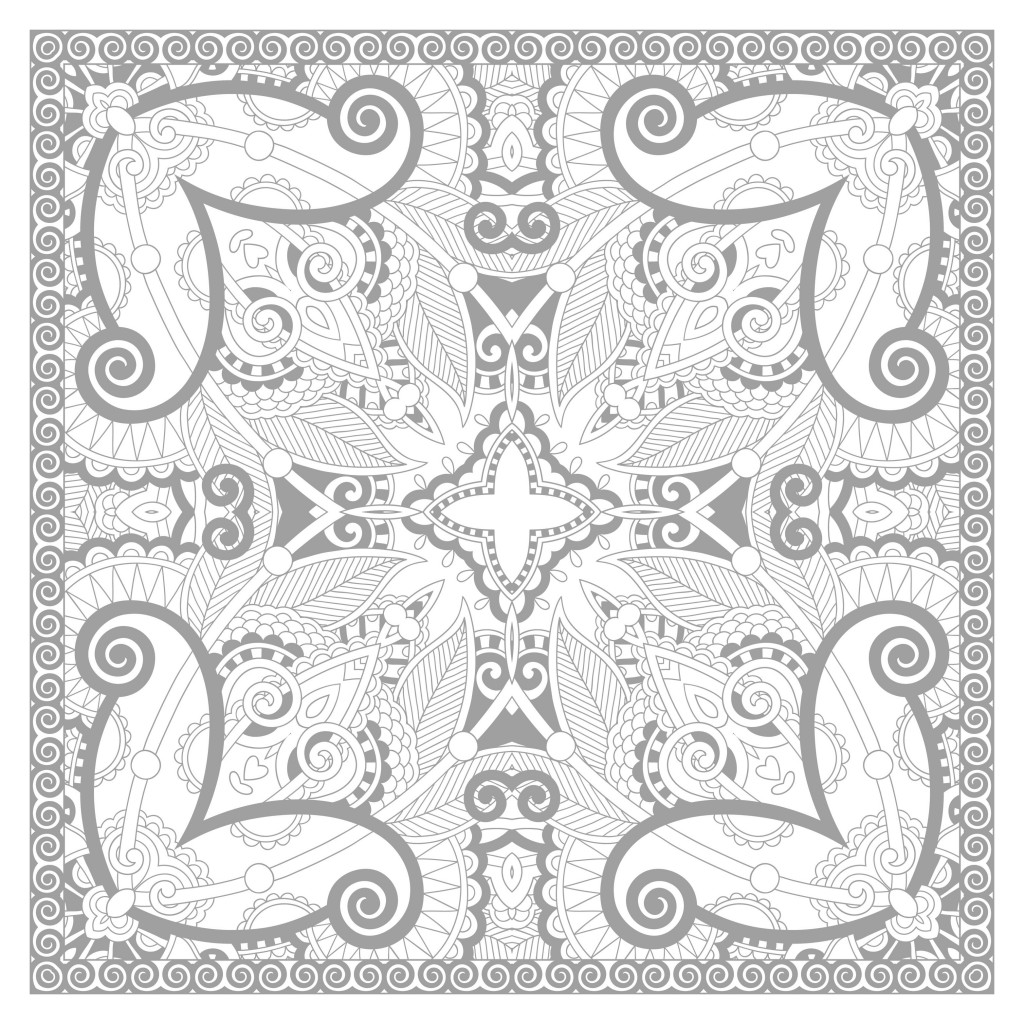 A Square Mandala full of details