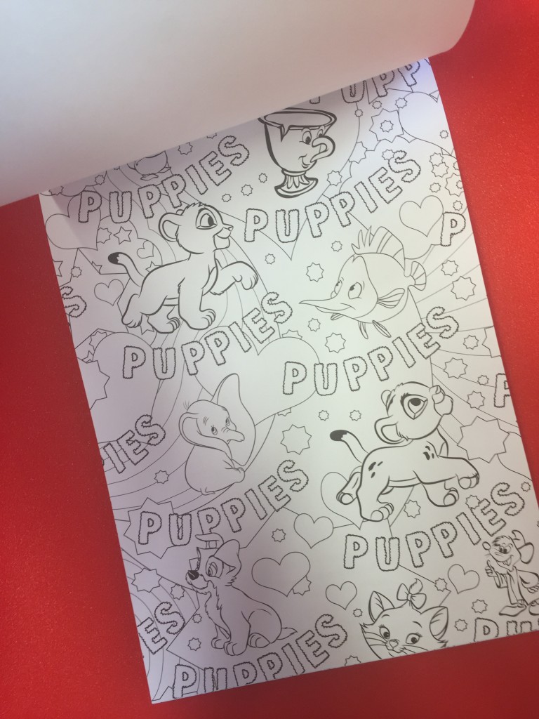 disney puppies coloring book 