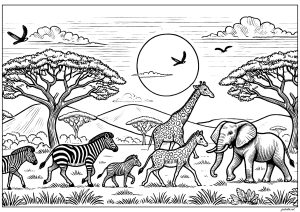 Safari En África: Paseando Animales Majestuosos
