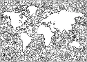Planeta Con Flores
