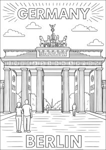 La Puerta de Brandeburgo de Berlín, el monumento más emblemático de Alemania