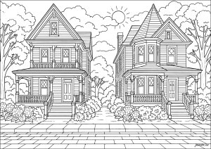 Majestuosas casas victorianas