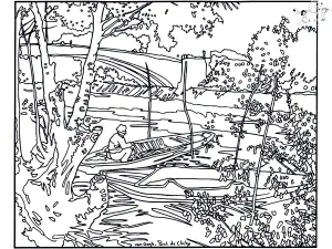 Vincent Van Gogh   Pescando En Primavera En El Puente De Clichy  1887 