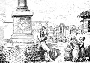 Pinelli Bartolomeo   Frontispicio De' Costumi Di Roma Incisi Da Bartolomeo Pinelli Romano  1831 