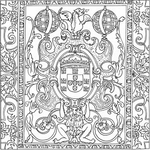 Azulejo del siglo XVII (Sintra, Portugal)