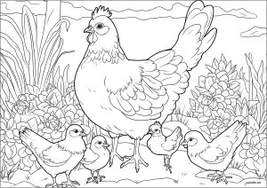 Gallinas Y Pollitos
