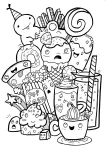 Comida Basura Doodle