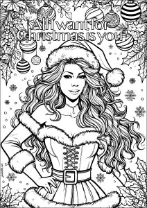 Mariah Carey Como La Sra. Claus