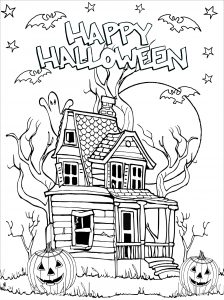 Casa encantada de Halloween