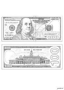 Billete de 100 Dólares Estadounidenses