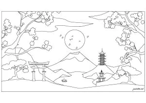 Paisaje Japonés