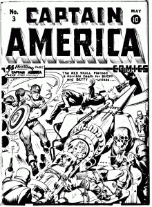 Capitán América  Portada Original De Los Cómics 