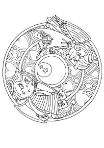 Mandala De ángeles Y Demonios