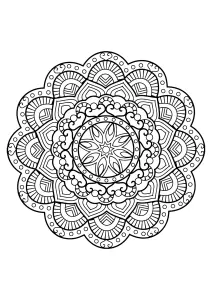 Mandala De Libros Para Colorear Gratis Para Adultos   26