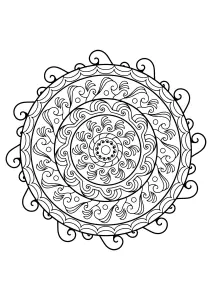 Mandala De Libros Para Colorear Gratis Para Adultos   21