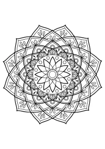 Mandala De Libros Para Colorear Gratis Para Adultos   19