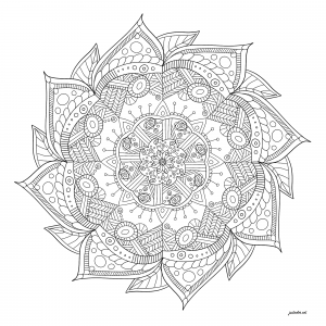Mandala de Jack Skellington - Mandalas - Colorear para Adultos