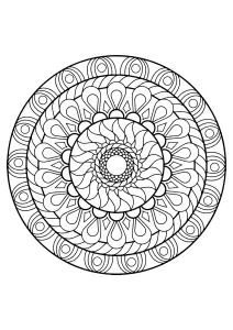 Mandala De Libros Para Colorear Gratis Para Adultos   12