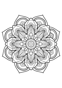 Mandala De Libros Para Colorear Gratis Para Adultos   22