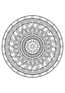 Mandala De Libros Para Colorear Gratis Para Adultos   25