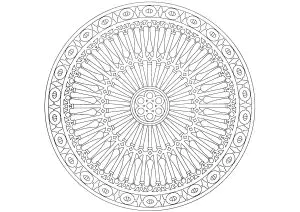 Rosetón De Inspiración Catedralicia  Complejo 