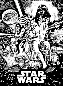 Póster De La Película Star Wars Episodio Iv