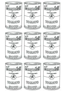 Latas de sopa Campbell's