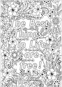 Las mejores cosas de la vida son gratis