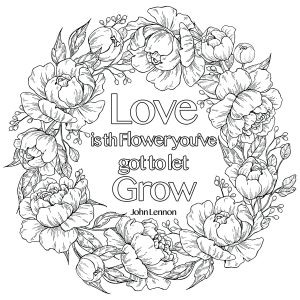 El amor es la flor que tienes que dejar crecer