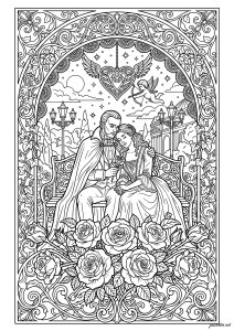 Una historia de amor en un jardín mágico, inspirada por El Fantasma de la Ópera.