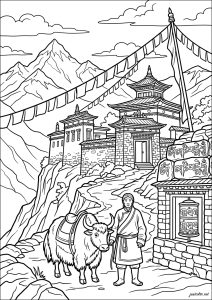Sendero del Monasterio Tibetano