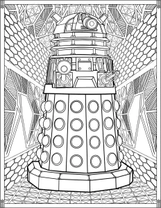 Doctor Who Páginas Para Colorear Dalek