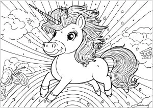 Unicornio Y Arco Iris