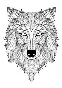 Increíble Cabeza De Lobo