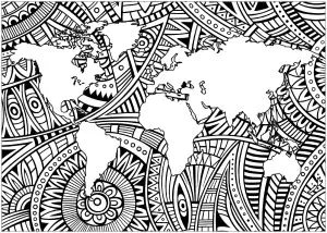 Zentangle Planisferio 1