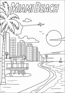 Miam Beach: I Suoi Edifici, Le Palme E La Spiaggia