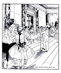 Edgar Degas - Corso di danza