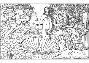 Sandro Botticelli   La Nascita Di Venere  1486    Versione Integrale